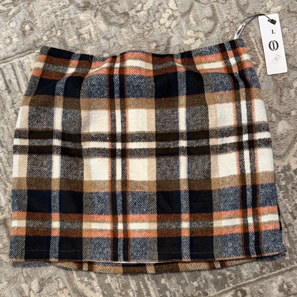 Plaid Mini Skirt
